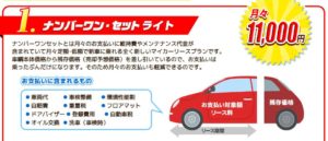 新車市場のナンバーワンセット